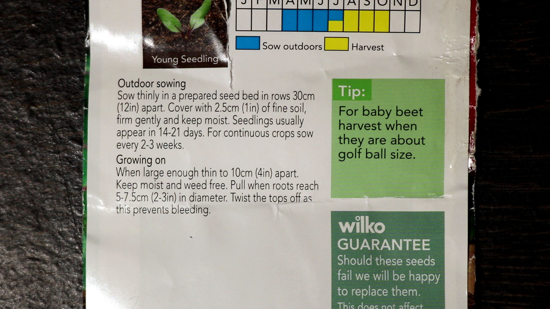 seed packet rear